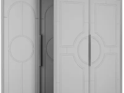 Entrance door set235 3D model