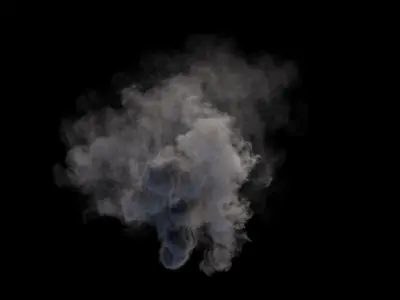 Smoke Gush VDB 3D model