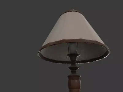 Table Lamp Low-poly 3D model