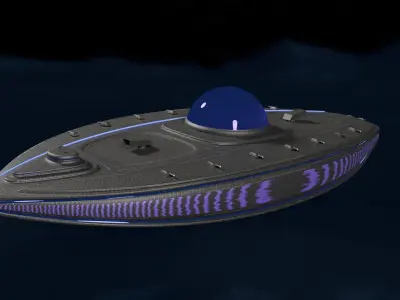 Huge mothership 3D model