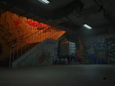 Punch Club Low-poly 3D model