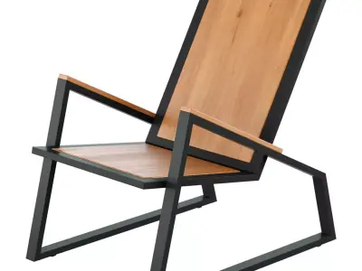 Outdoor Loft Chair Garden furniture 3D model