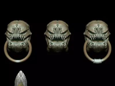 Rancor Door Knocker or Wall mount Star wars 3D DIGITAL DL 3D print model