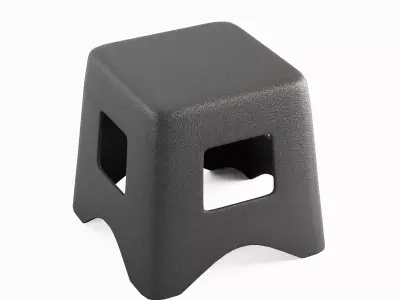 Plastic Stool 01 3D model