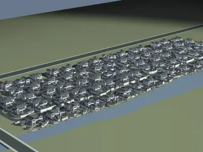 Architecture city 3D model