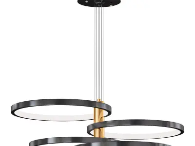 Hoopla Pendant by lightology 3D model