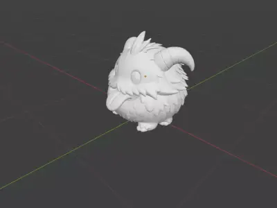 Poro league of legends 3D print model