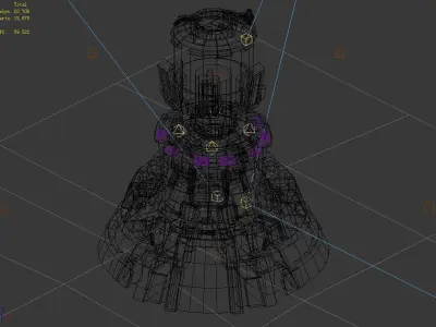 Functional mechanical object 04 3D model