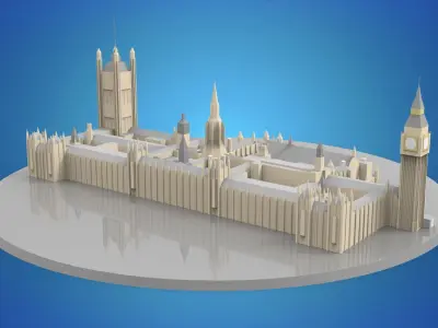 Westminster Hall 3D model