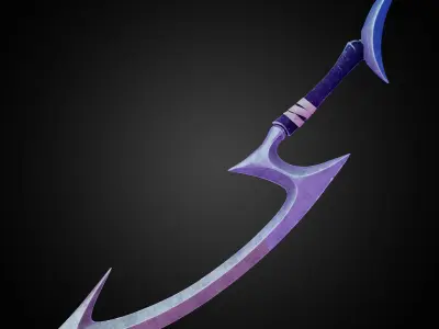 League of Legends Diana Crescent Moonblade for Cosplay 3D print model