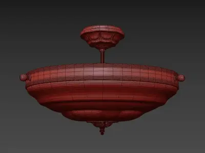 Chandelier Pavia E 1 13 P40 G 3D model