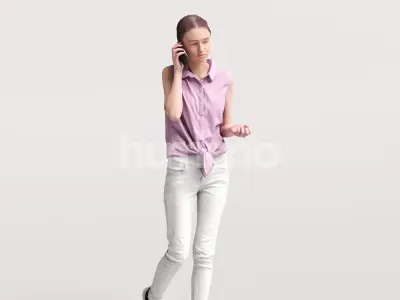 Humano 12-Collection 2308 - CASUAL PEOPLE MIX 03-12 x 3D models  3D model