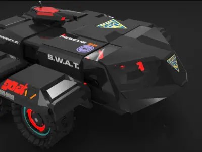 PG Goat Dreadnaught2 3D model