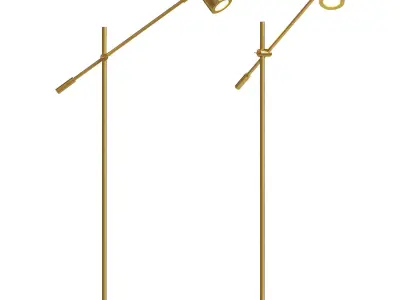  Adesso Collette LED Floor Lamp 3D model