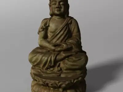 Buddah Statuette 3D model