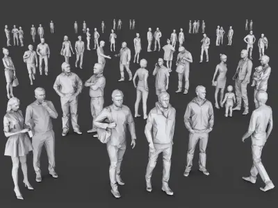  Complete Lowpoly People Pack 