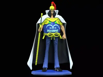 T Bone - Marine Vice Admiral - One piece 3D print model