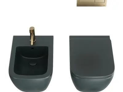 Hatria Bianca Wall-Hung WC 3D model