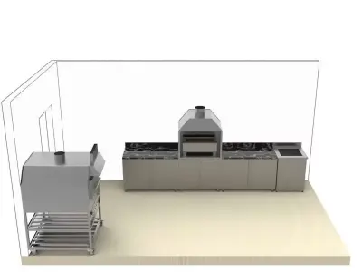 KITCHEN 98 3D model