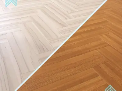 Parquet - Laminate - Wooden floor 2 in 1 Low-poly 3D model 117