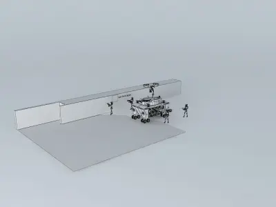 UN task force alphamobile command unit  MCU 3D model