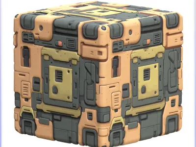 SciFi Seamless Texture Texture 29