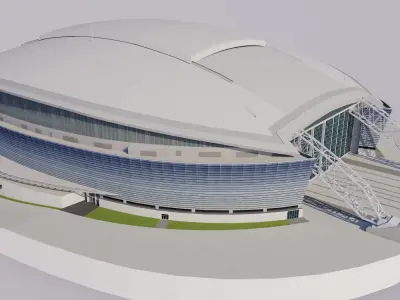 ATandT Stadium - Dallas USA 3D model