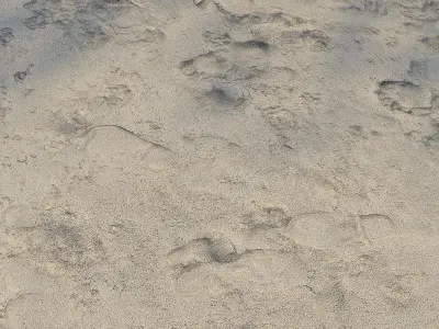 Ultra realistic Beach sand geometry 3 3D model