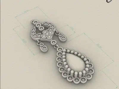 arabic necklaces 3D print model