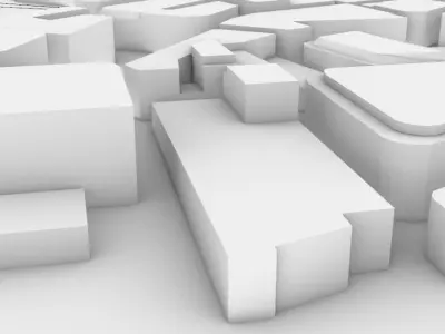 Andorra City Topography and 3D City Model Free 3D print model