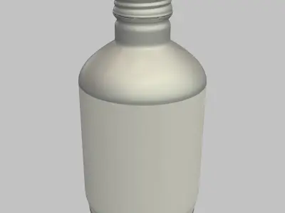 Aluminium Bottle 3D model