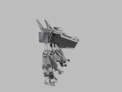 Robot Sci-Fi 3D model by ahmednabih