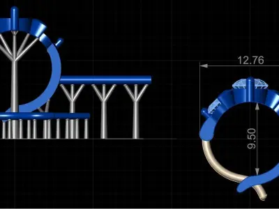 Earrings for women  3D print model