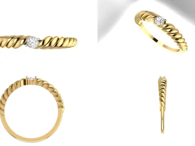 Finger Rings collection printable 3D print model buy