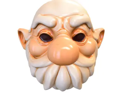 Mask sinister pack Low-poly 3D model