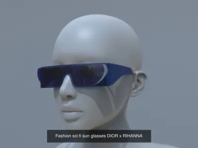 Fashion Sci fi glasses pack x6