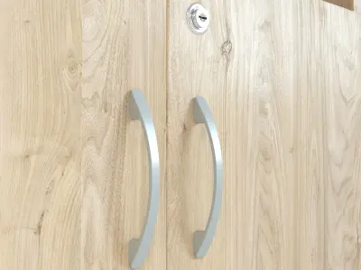 Wooden Cabinet 18 3D model