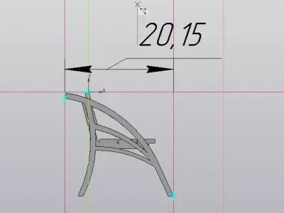 Bench Scale model 1 43 3D print model