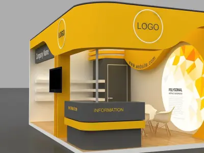 exhibition  3D model