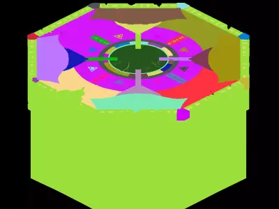 Funeral Place - Central Shitai 01 3D model