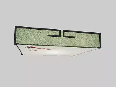 New Chinese ceiling lamp 3D model 3D model