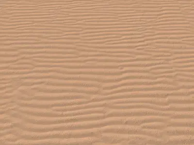 Sand Beach 05 PBR Low-poly 3D model