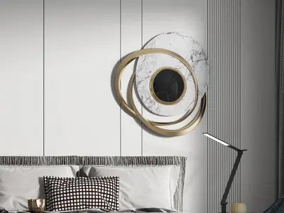 master style Modern bedroom minimalist 3D model