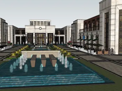government public building 3D model