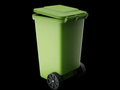 trash can 3D model 21