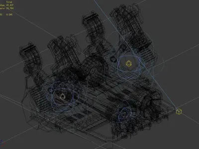 Space Station - Time Warehouse 02 3D model