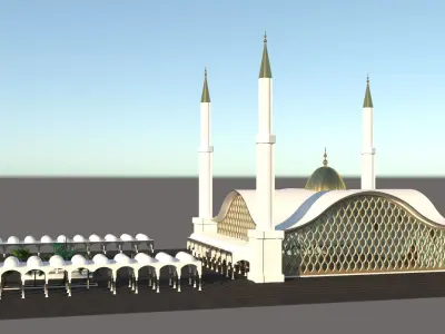 Mosque House of God 3D model