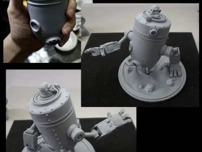 The Diver robot 3D model