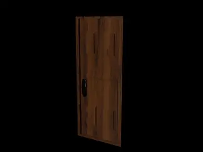 Door Interior model Low-poly 3D model