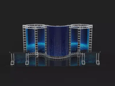 Display frame 3D model